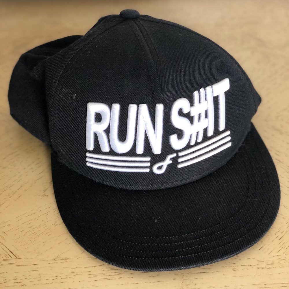 FTFY RUN SHIT Flat bill hat.